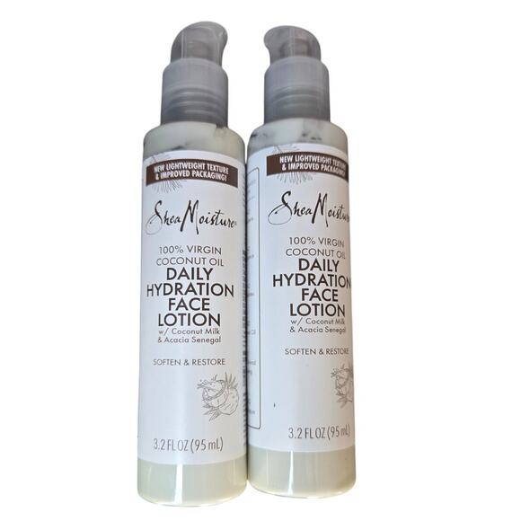 SheaMoisture Daily Hydration Face Lotion 3.2 oz – 2-Pack – New - Picture 1 of 3